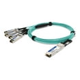 thumbnail image 1 of AddOn - 40GBase-AOC direct attach cable - TAA Compliant - QSFP+ to SFP+ - 2 m - fiber optic - active, 1 of 4