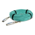 thumbnail image 1 of AddOn - 100GBase-AOC direct attach cable - TAA Compliant - QSFP28 to QSFP28 - 50 m - fiber optic - active, 1 of 8