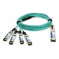 thumbnail image 1 of AddOn - 100GBase-AOC direct attach cable - TAA Compliant - QSFP28 to SFP28 - 7 m - fiber optic - active, 1 of 2