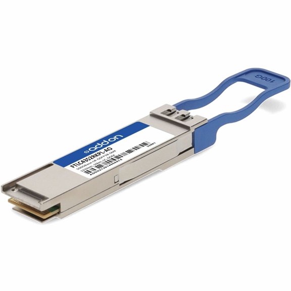 AddOn Finisar FTLC4352RKPL Compatible TAA 100GBase-LR QSFP28 Single Lambda Transceiver (SMF, 1310nm, 10km, LC, DOM, with FEC)