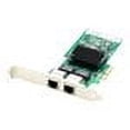 thumbnail image 1 of AddOn HP KU004AA Comparable Dual RJ-45 Port PCIe NIC - network adapter, 1 of 8