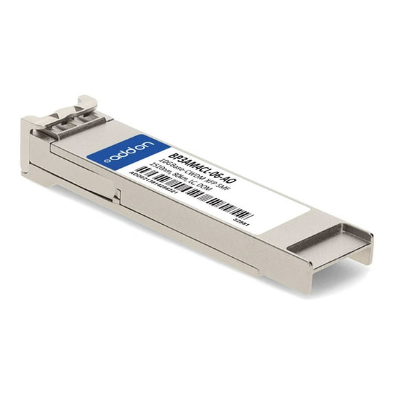 AddOn - XFP transceiver module (equivalent to: Juniper Networks BP3AM4DL-01) - 10GbE - 10GBase-CWDM - LC single-mode - up to 49.7 miles - 1510 nm - TAA Compliant