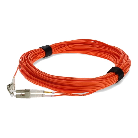 AddOn - Patch cable - LC/PC multi-mode (M) to LC/PC multi-mode (M) - 30 m - fiber optic - duplex - 62.5 / 125 micron - OM1 - riser - orange