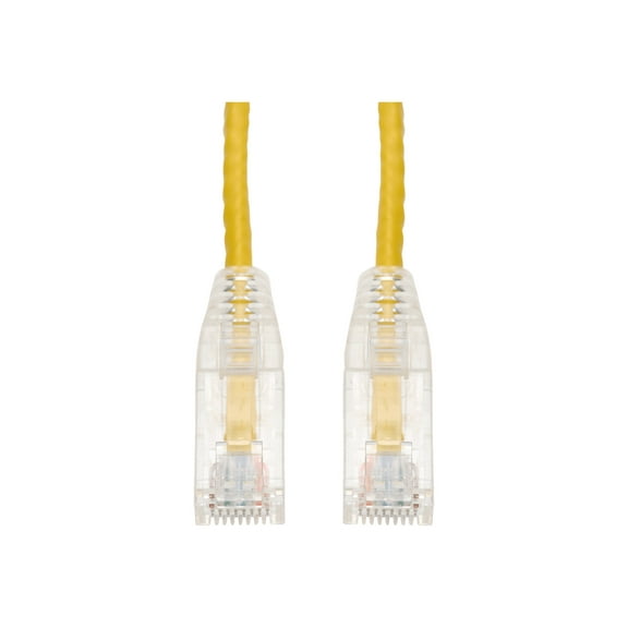 Addon ADD-7FSLCAT6-YW 7ft Yellow Cat6 Slim Utp Pvc Cabl Snagless Clear-claw Patch Cbl