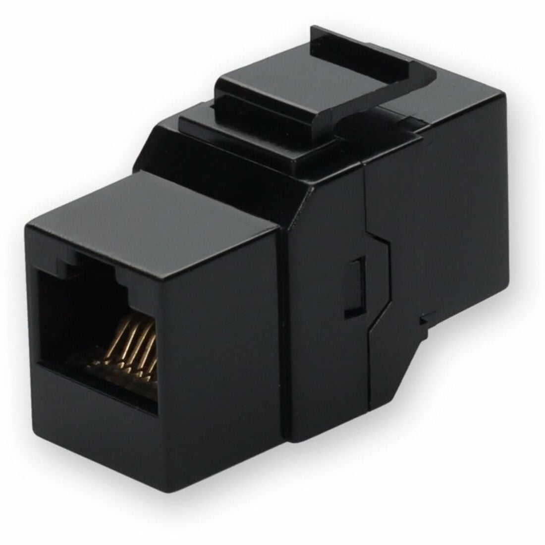 AddOn RJ-45 [Female] to RJ-45 [Female] Black Cat6 UTP Copper Connector ...
