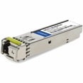 thumbnail image 1 of AddOn Cisco ONS-SC+-10G-BXD80 Compatible TAA 10GBase-BX SFP+ Transceiver (SMF, 1550nmTx/1490nmRx, 80km, LC, DOM), 1 of 7