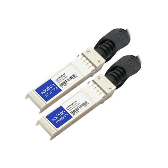 AddOn - 10GBase direct attach cable - TAA Compliant - SFP+ to SFP+ - 1 m - twinaxial - passive - for D-Link DGS 3630; DMS 3130; DXS 1100, 1210, 3400, 3600; Web Smart DXS-1210-12