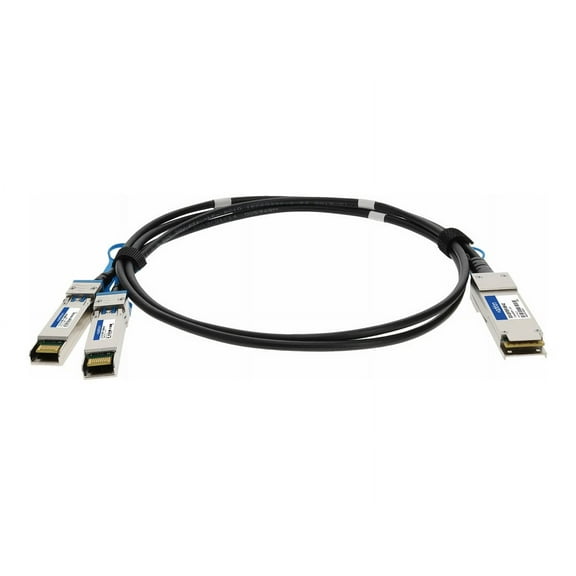AddOn 3m Solarflare Compatible QSFP+ to 2xSFP+ DAC - 20GBase direct attach cable - SFP+ to QSFP+ - 10 ft - twinaxial - passive