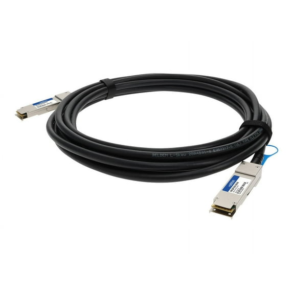 AddOn - 400GBase-CU direct attach cable - TAA Compliant - QSFP+ to QSFP+ - 1.6 ft - twinaxial - passive