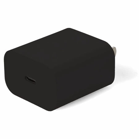 AddOn Wall Charger to 1X USB C 3.1 5V at 3A 9V at 2.22A or 12V at 1.67A 20W total Black