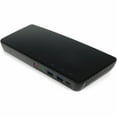 thumbnail image 1 of AddOn USB C 3.1 to USB C 3.1 PD, 2x USB A 3.0, 2x USB A 2.0, USB C 3.1, HDMI 4K, 2x Displayport 4K, RJ-45, Audio, and Mic Black Docking Station, 1 of 8