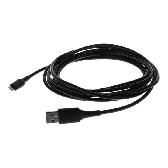 AddOn 1.0m [3.3ft] USB 2.0 [A] Male to  Male Sync and Charge Black Cable (usb2lgt1mb)
