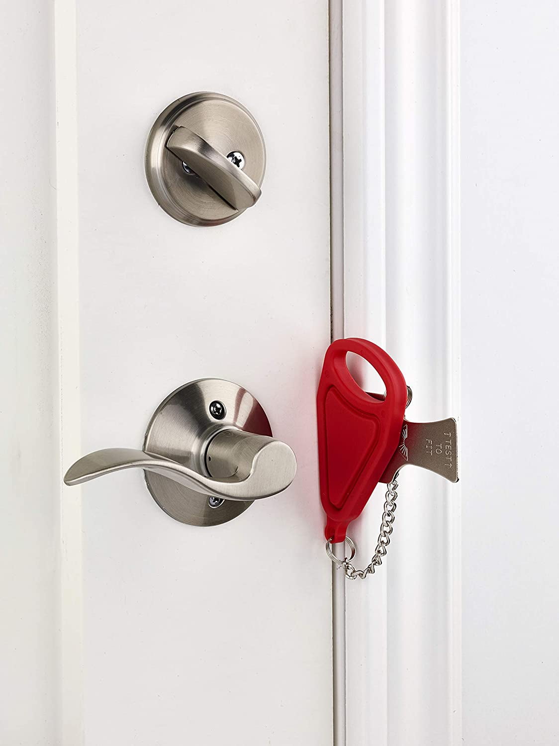 Addalock the Original Portable Door Lock by 1 Piece for Home Security Apartment Security Lock Travel Door Lock AirBNB Lock and Dorm Room