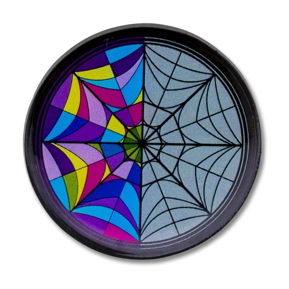 Addams Family Wednesday And Enid's Split Window Enamel Pin