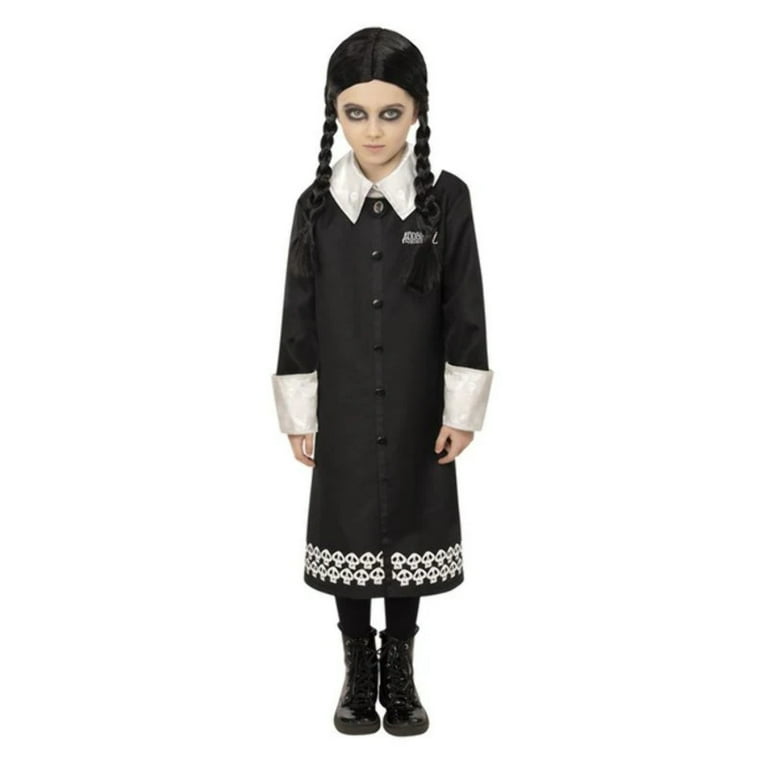 Addams Family Wednesday Costume Child Black Addams Family Wednesday Costume Child Black