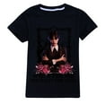 thumbnail image 1 of Addams Family Wednesday T-Shirt Summer Girls Cartoon Tops Sweatshirt for Kids Graphic Clothing Youtube Gifts, 1 of 2