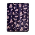thumbnail image 1 of Addams Family Wednesday Thing Raschel Throw Blanket | 45 x 60 Inches, 1 of 8