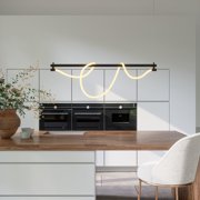 Adder Ceiling Lamp Black Ceiling Lamp, Modern Style, Designed for hardwired installation with standard mounting bracket and hardware included, Steel, Lighting Ceiling Lamps