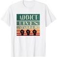 thumbnail image 1 of Addict Lives Matter Shirt Narcotics Anonymous NA AA Support T-Shirt, 1 of 4