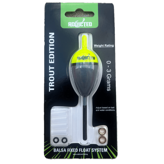 Addicted Fishing, Trout Float Chartreuse, 1 Piece