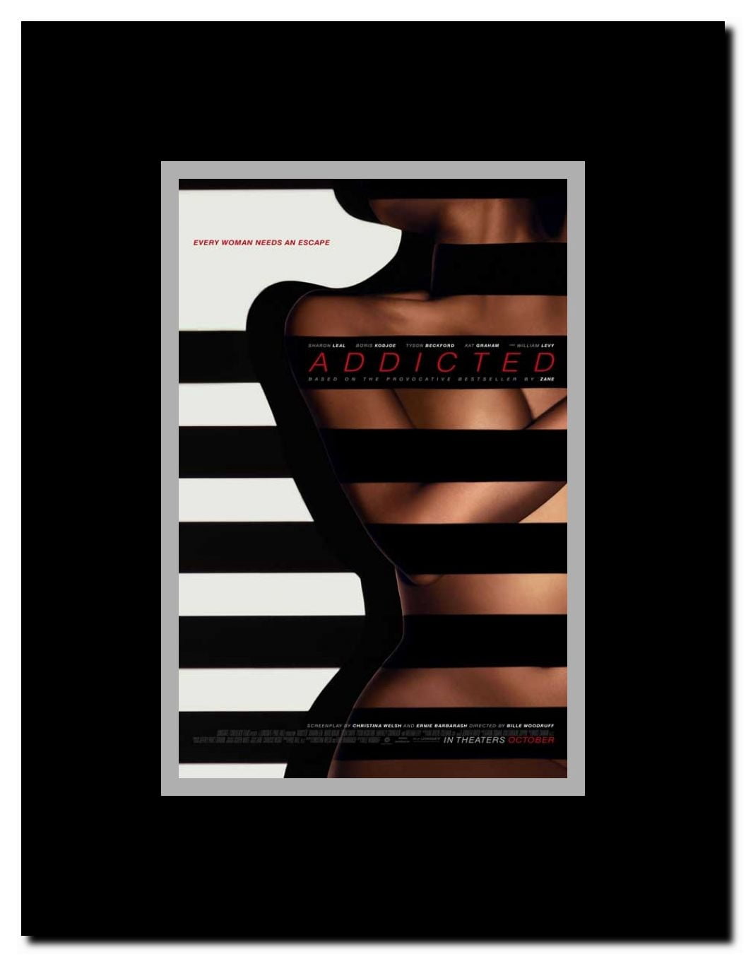 Addicted Framed Movie Poster