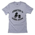 thumbnail image 1 of Addicted To Barrel Racing - Horse Riding Love Men's Grey T-Shirt, 1 of 2