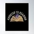 thumbnail image 1 of Addicted To Reading Poster Wall Art, Modern Wall Decor For Living Room Bedroom, 16x24 UNFRAMED, 1 of 3