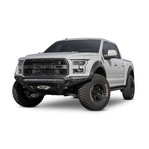 Addictive Desert Designs 17-18 Ford F-150 Raptor Stealth Fighter Front Bumper w/ Winch Mount Fits select: 2017-2019 FORD F150 RAPTOR