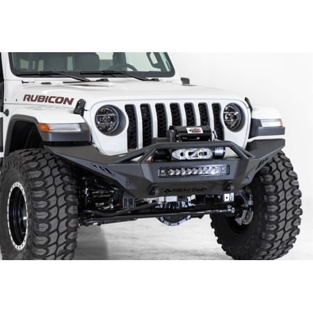 Addictive Desert Designs F961692080103 Fits/For Stealth Fighter Front Bumper Fits select: 2020 JEEP GLADIATOR SPORT