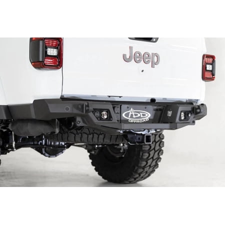 Addictive Desert Designs R971241280103 Fits/For Stealth Fighter Rear Bumper Fits select: 2020 JEEP GLADIATOR SPORT