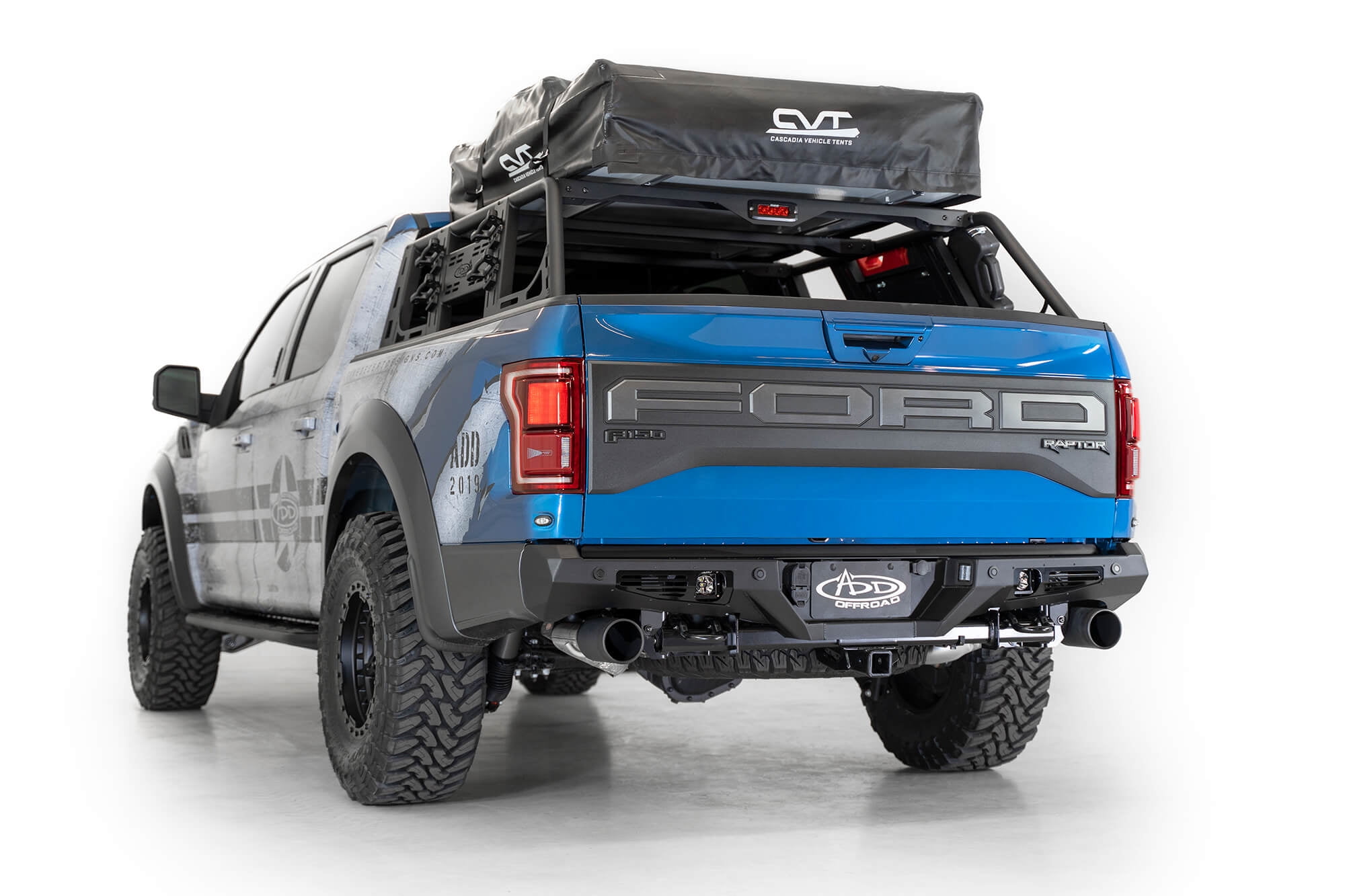 Addictive Desert R110011370103 Bomber Rear Bumper Fits select: 2017-2020 FORD F150 RAPTOR