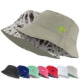 thumbnail image 1 of Addie & Tate Unisex Grey Reversible Bucket Hat for Kids 3-6 Years Old, 1 of 6
