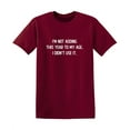 thumbnail image 1 of I'm Not Adding This Year To My Age I Didn't Use It Christmas Apparel Adult Humor Novelty Sarcastic Premium Tshirt Xmas Holiday Anniversary Gift Hilarious Funny Saying Graphic Tees, 1 of 5
