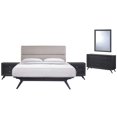 thumbnail image 1 of Addison 5 Piece Queen Bedroom Set, Black Gray, 1 of 7