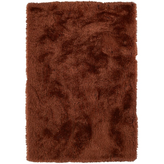 Addison Aurora Deeply Complex Modern Spice Shag 3'6" x 5'6" Area Rug