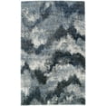thumbnail image 1 of Addison Borealis Abstract Chevron Shag Blue Area Rug, 1 of 4