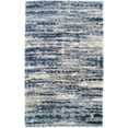 thumbnail image 1 of Addison Borealis Abstract Stripe Shag Blue Area Rug, 1 of 4