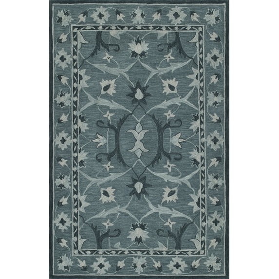Addison Camilla Blue Traditional Area Rug