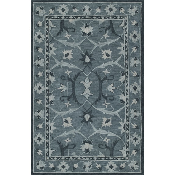 Addison Camilla Blue Traditional Area Rug