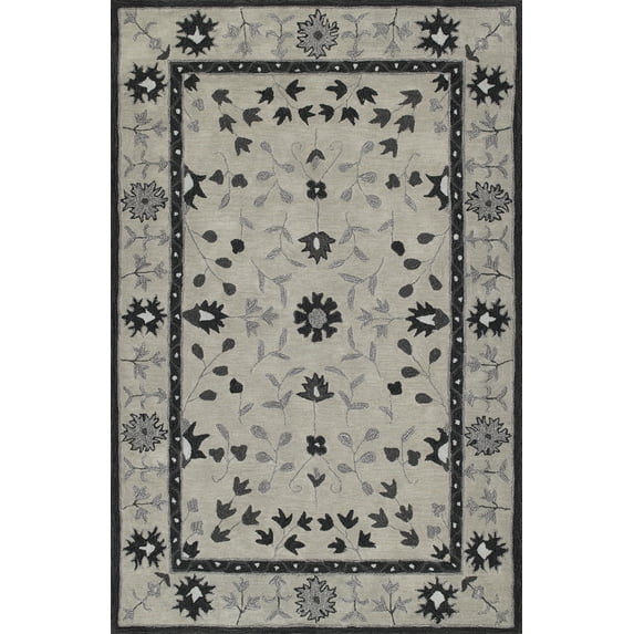 Addison Rugs Camilla 37 Ivory 5'X7'6", Area Rug