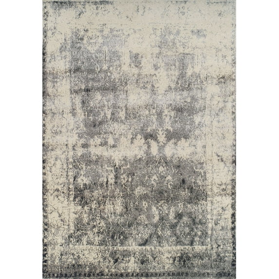Addison Castille Vintage Borders Ash Area Rug