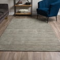 thumbnail image 1 of Addison Rugs Cooper 8' x 10' Solid Transitional Wool Area Rug in Pewter Gray, 1 of 4