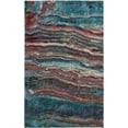 thumbnail image 1 of Addison Cosmo Contemporary Indigo Geode Area Rug, 1 of 3
