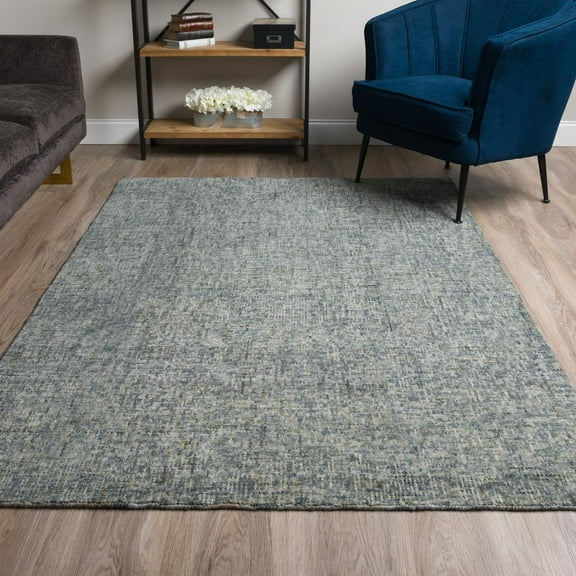Addison Eastman Variegated Solid Steel Area Rug