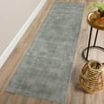 thumbnail image 1 of Addison Rugs Addison Garrett Solid Grey 2’3" x 7’6" Runner Rug, 1 of 4