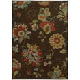 thumbnail image 1 of Addison Heights Arabella Floral Transitional Area Rug, Brown, 1 of 2