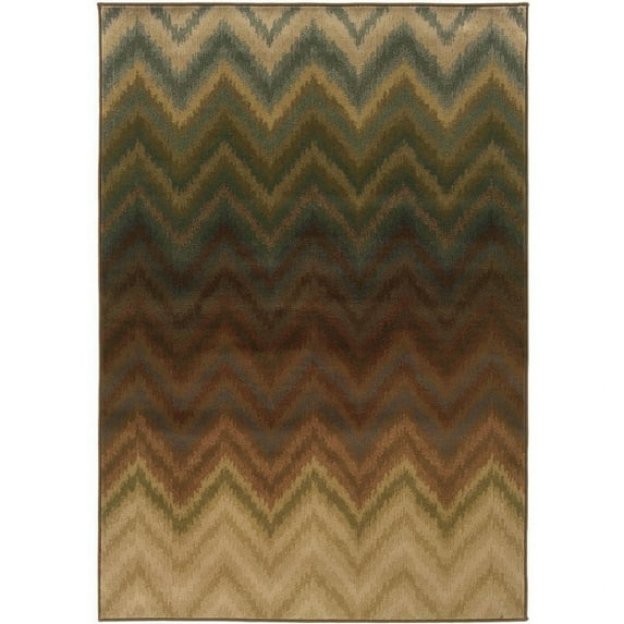 Addison Heights Holden Ikat Chevron Multi-colored Rug