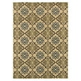 thumbnail image 1 of Addison Heights Selena Floral Quatrefoil Blue/Green Rug, 1 of 4