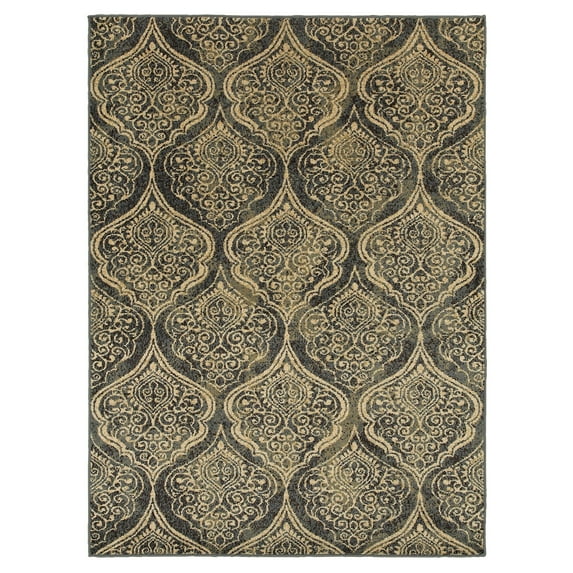 Addison Heights Selena Traditional Blue/Ivory Rug