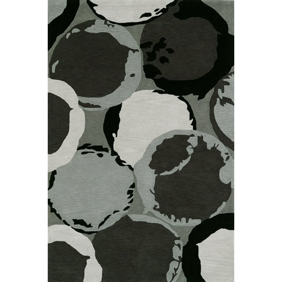 Addison Malia Modern Geometric Silver Area Rug